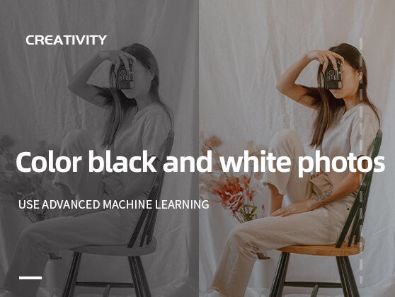 Color black and white photos